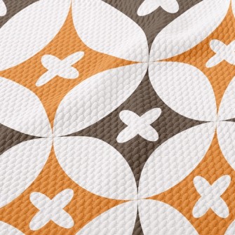 Cross And Circle Birdseye Piqué