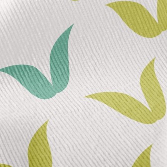 Small Leaves Standard Corduroy