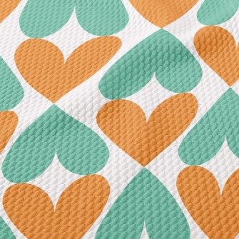 Upside Down Double Love Birdseye Piqué