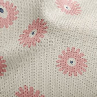 Simple Flowers Athletic Mesh Flat Back