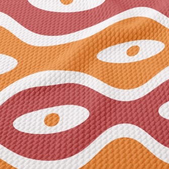 Elliptical Wave Birdseye Piqué