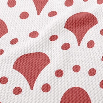 Scalloped Dots Birdseye Piqué
