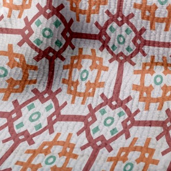 Three-Color Mesh Cross Terry