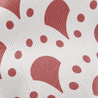Scalloped Dots Standard Corduroy