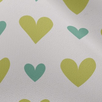 Big And Small Hearts Chiffon
