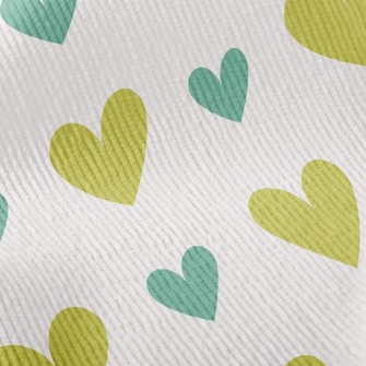 Big And Small Hearts Standard Corduroy