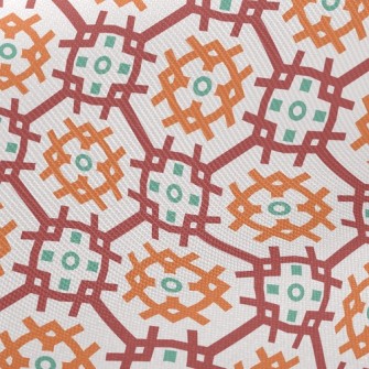 Three-Color Mesh Cross Twill