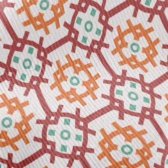 Three-Color Mesh Cross Standard Corduroy