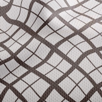 Net Rhombus Athletic Mesh Flat Back