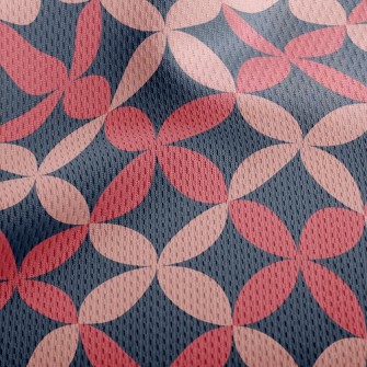 Oval Combination Athletic Mesh Flat Back