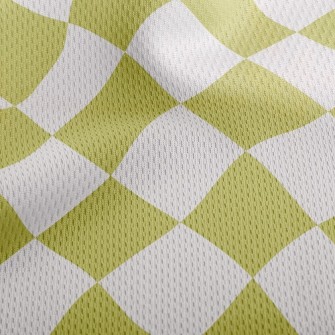 Classic Checkerboard Athletic Mesh Flat Back
