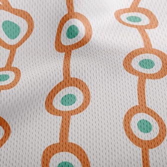 Dots In Series Athletic Mesh Flat Back