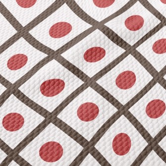 Checkered Dots Birdseye Piqué