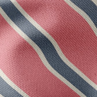 Typical Thick Diagonal Stripes Waterproof Canvas