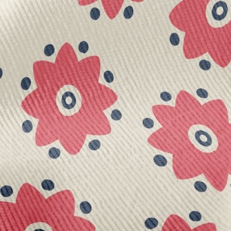 Lively Little Flowers Standard Corduroy