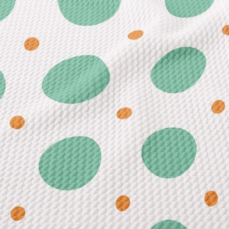 Big And Small Dots Birdseye Piqué