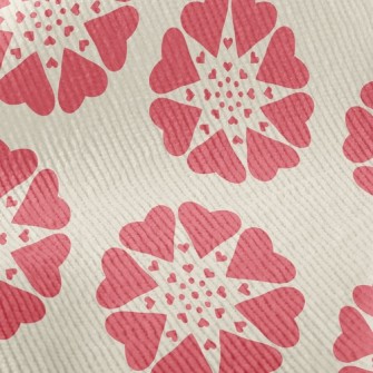 Love Combination Flowers Standard Corduroy