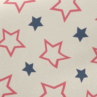 Basket Of Empty Solid Stars Twill