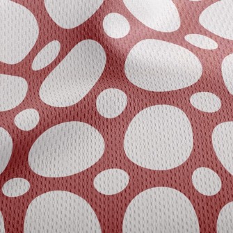 Dots Of Different Sizes Athletic Mesh Flat Back