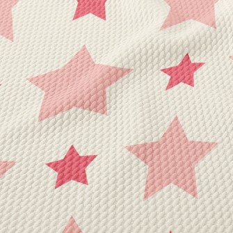 Big And Small Stars Birdseye Piqué