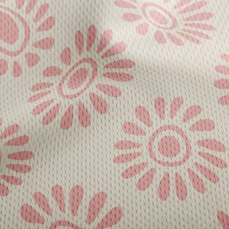 Vitality Sunflower Athletic Mesh Flat Back