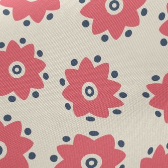 Lively Little Flowers Twill