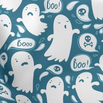 Floating Cute Ghost Stretch Ponte