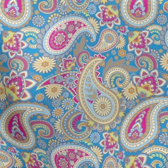 Bright Color Swirls Stretch Ponte