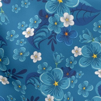 Cool Color Flower Stretch Ponte