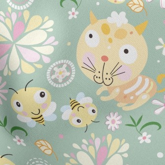 Bee Kitten Stretch Ponte