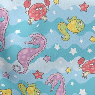 Underwater Animals Stretch Ponte