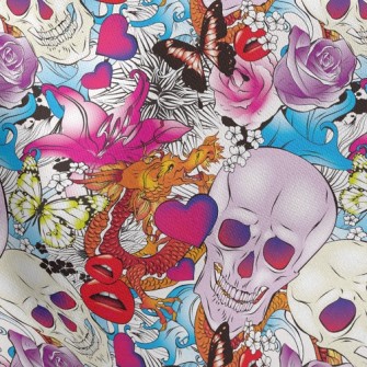 Fancy Skull Stretch Ponte