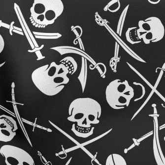 Dual Sword Skeleton Stretch Ponte