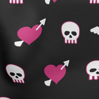 Heart Skull Stretch Ponte
