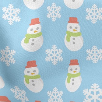 Cute Snowman Stretch Ponte