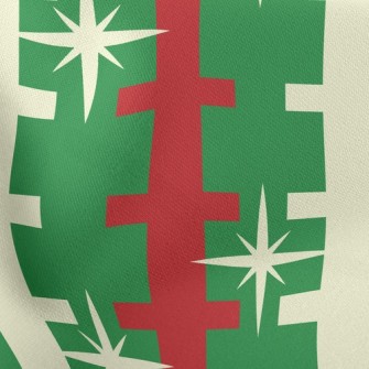 Christmas Ladder Stars Stretch Ponte