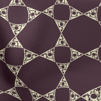 Nostalgic Tile Arrangement Stretch Ponte