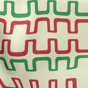Two-Color Fence Stretch Ponte