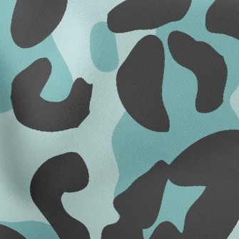 Cool Color Leopard Print Stretch Ponte