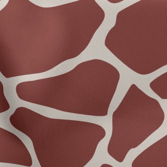 Nostalgic Giraffe Pattern Stretch Ponte