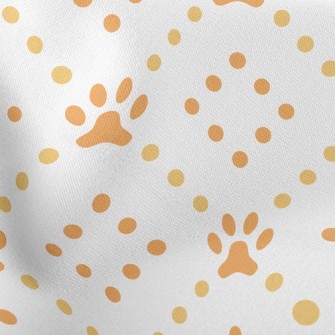 Dots And Dog Footprints Stretch Ponte