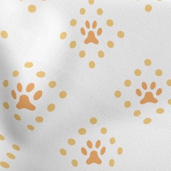 Square Line Dog Footprints Stretch Ponte
