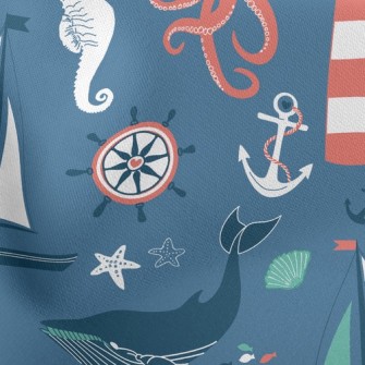 Cute Sea Creatures Stretch Ponte