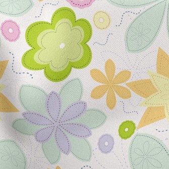 Beautiful Little Floral Stretch Ponte