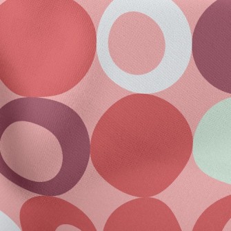 Red Fashion Dots Stretch Ponte