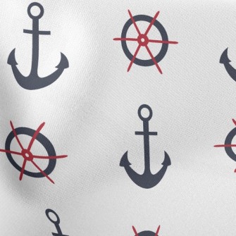 Petite Navy Logo Stretch Ponte