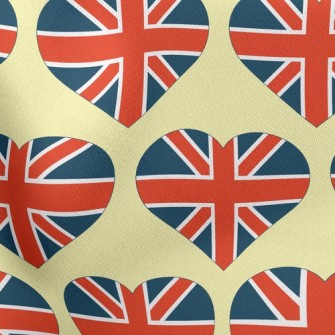 Union Jack Heart Stretch Ponte
