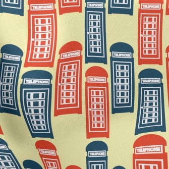 British Wind Phone Booth Stretch Ponte