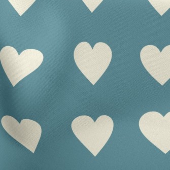 Simple Arrangement Of Hearts Stretch Ponte