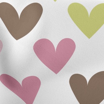 Colorful Little Hearts Stretch Ponte